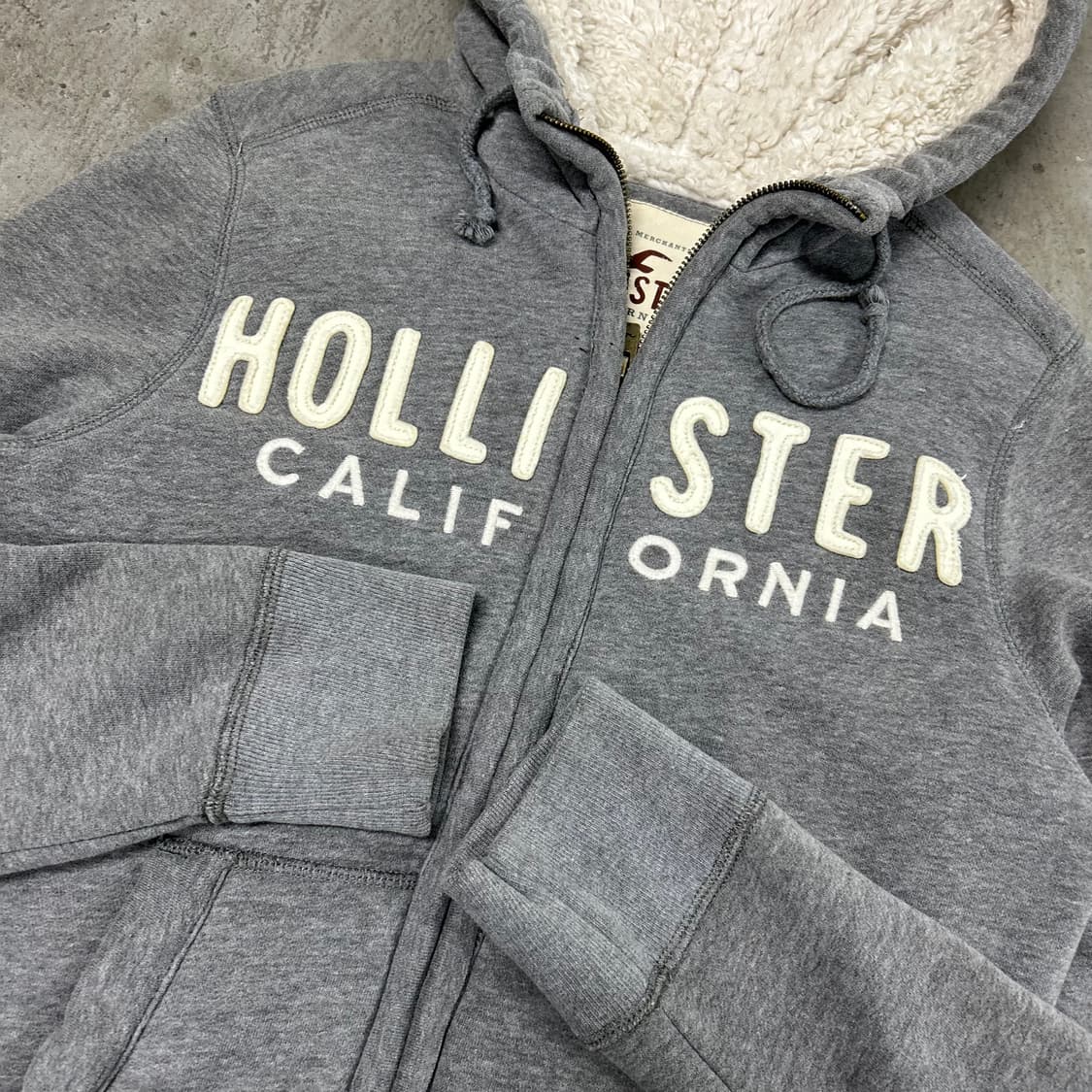 홀리스터 양털 후드집업[1349] 상품이미지5