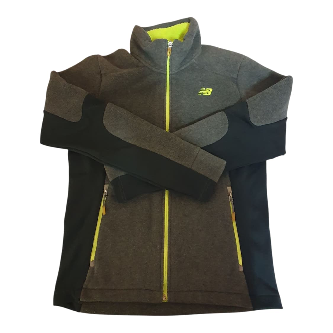 뉴발란스 배색 로고 플리스 집업 95 상품이미지1