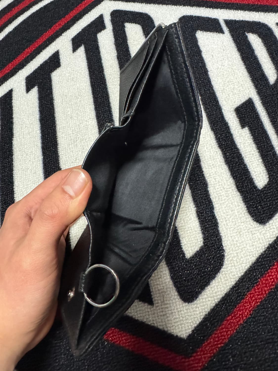 쓰리 폴드 월렛 블랙 상품이미지4