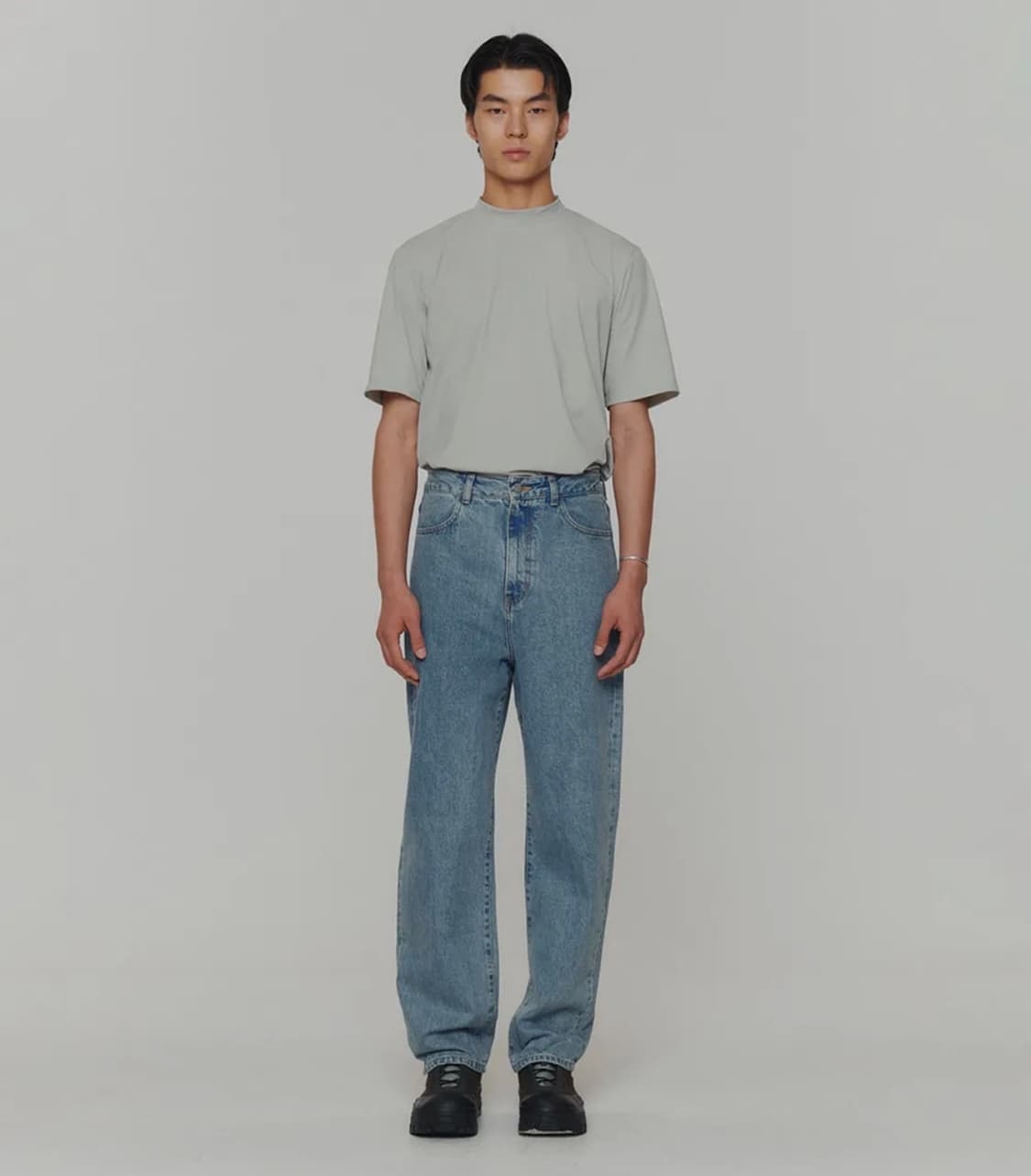 amomento-recycled cotton denim rightblue 상품이미지6