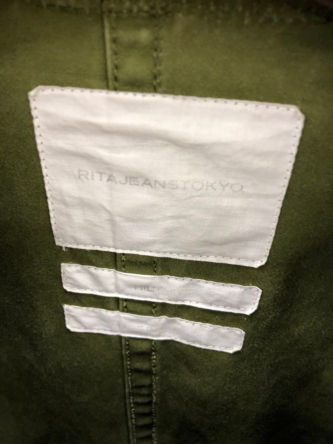 rita jeans tokyo 밀리터리 후드 파카 상품이미지3