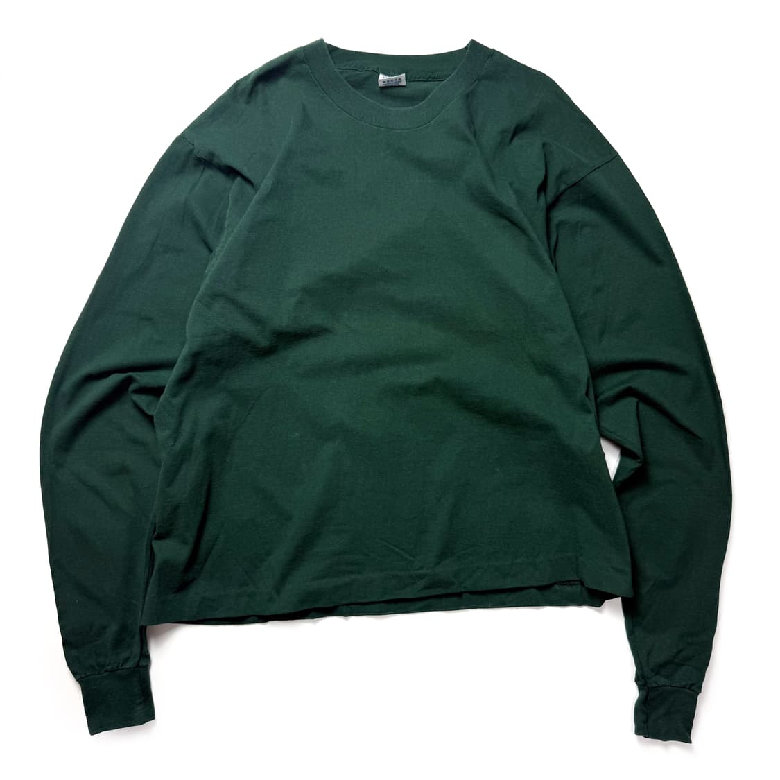 90‘s 빈티지 BVD 롱슬리브 플레인 티셔츠 USA 상품이미지1