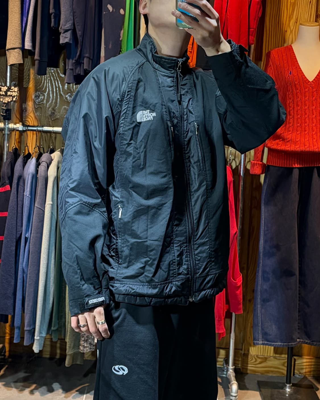 XL 노스페이스 파워스트레치 믹스 나일론 자켓 상품이미지1