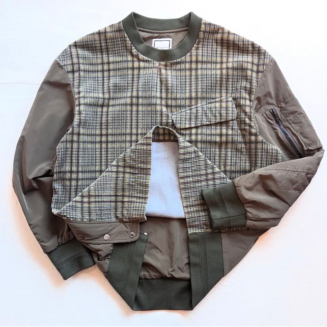 Wooyoungmi Square Back Logo nylon warmup 상품이미지3