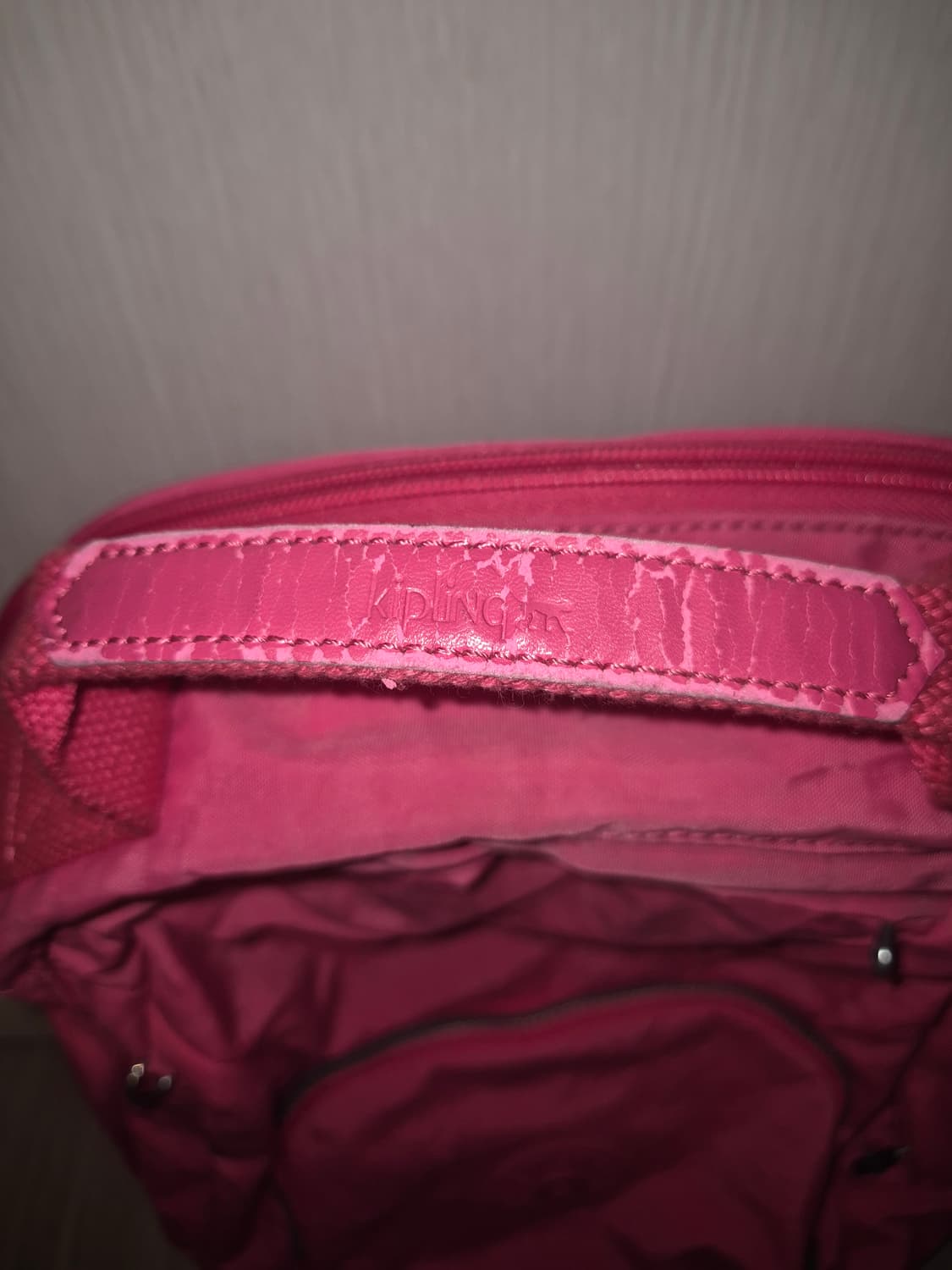 키플링 핫핑크 백팩 상품이미지3