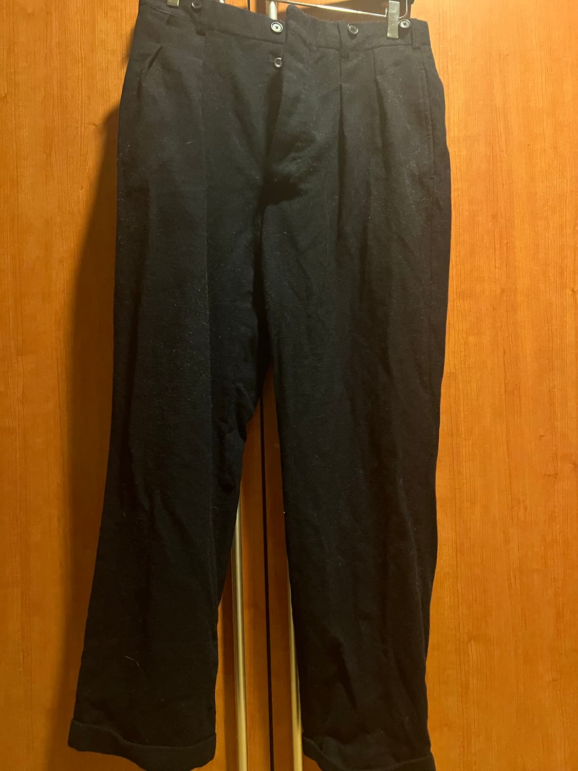 RRL 울 플리츠 서스펜더 팬츠 상품이미지1