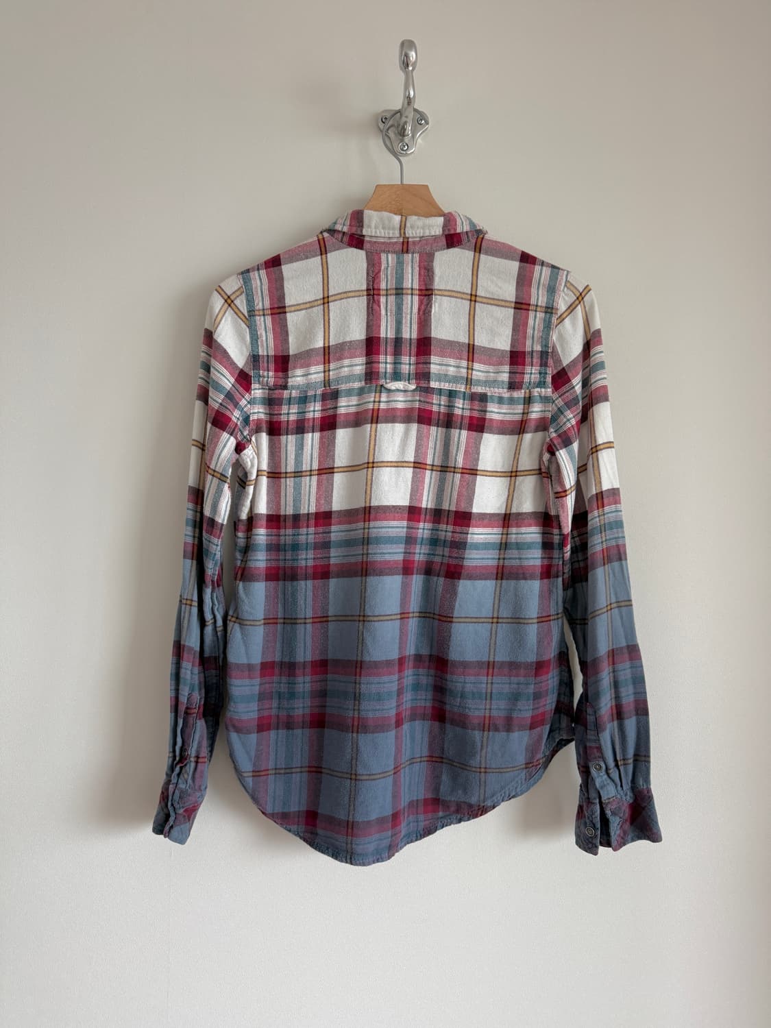 아베크롬비(Abercrombie & Fitch) 그라데이션 체크 셔츠 상품이미지4