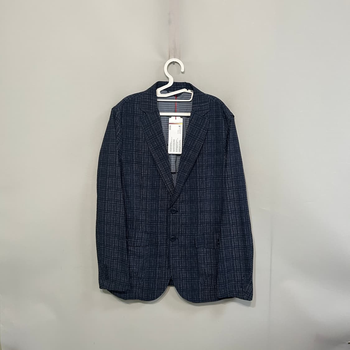 발렌키 체크 블레이져 자켓 105 새상품 남성 봄자켓 상품이미지1