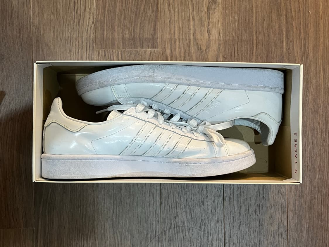 아디다스 화이트 마운티니어링 스탠스미스 페이턴트 레더 상품이미지7