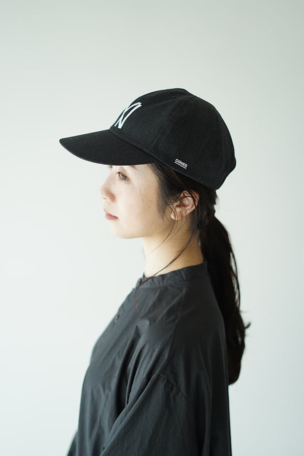 컴즈앤고즈 x 쿠퍼스타운 볼 캡 NYBYC 1935 울 캡 블랙 상품이미지9