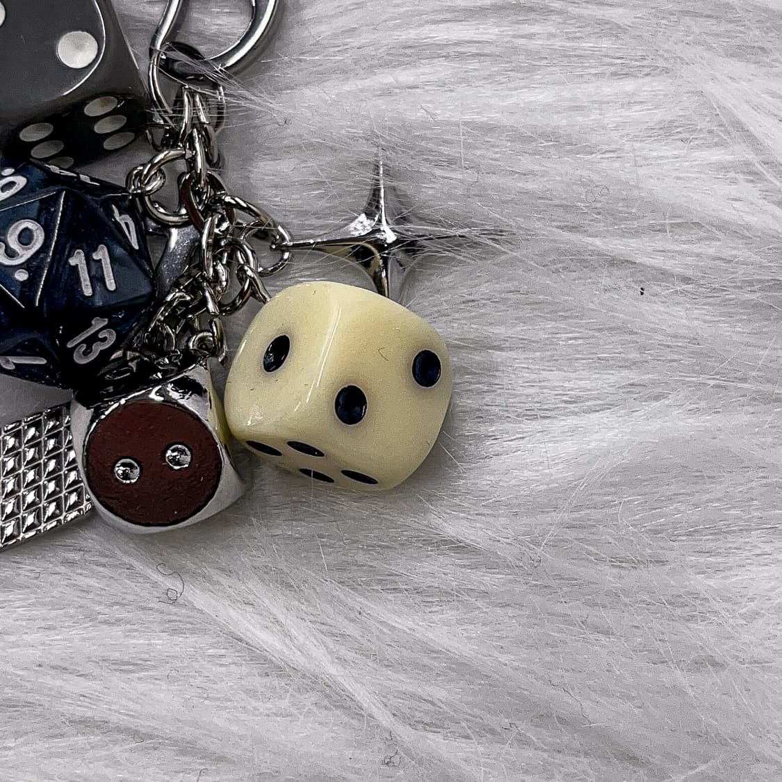 Vintage Multi-Dice Keyring 상품이미지4