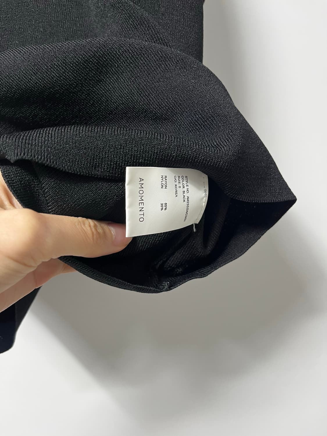 아모멘토 슬리브리스 블랙  상품이미지5