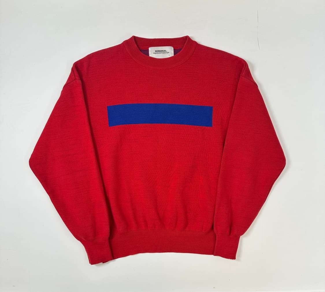 노메뉴얼 크루넥 니트  상품이미지2