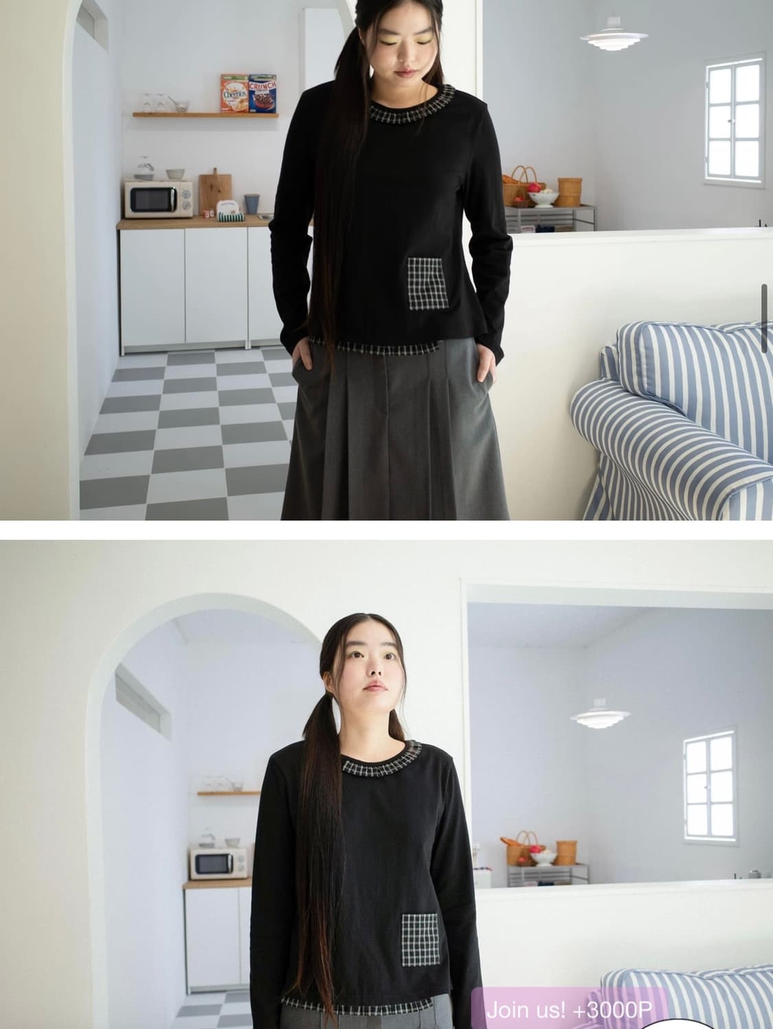 온스카 프릴 티셔츠 상품이미지3