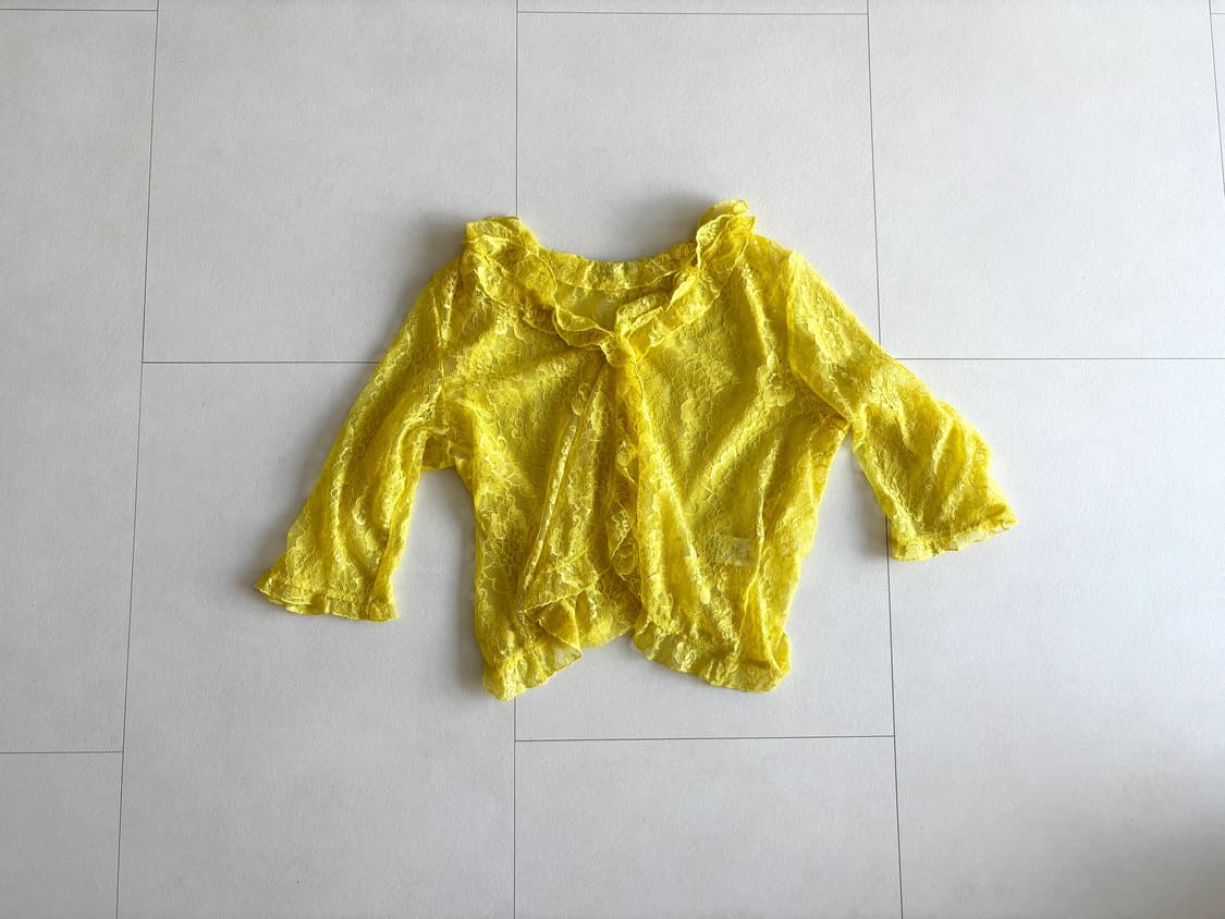 sheer floral lace top 상품이미지1
