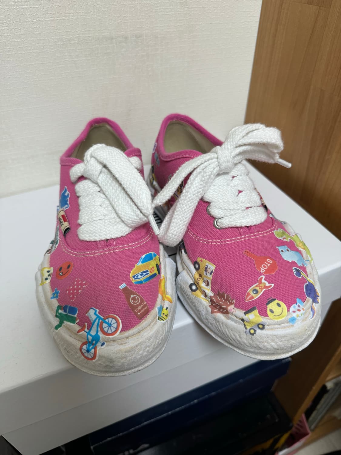 메종 미하라 야스히로 베이커 스티커 프린트 size 37 상품이미지1