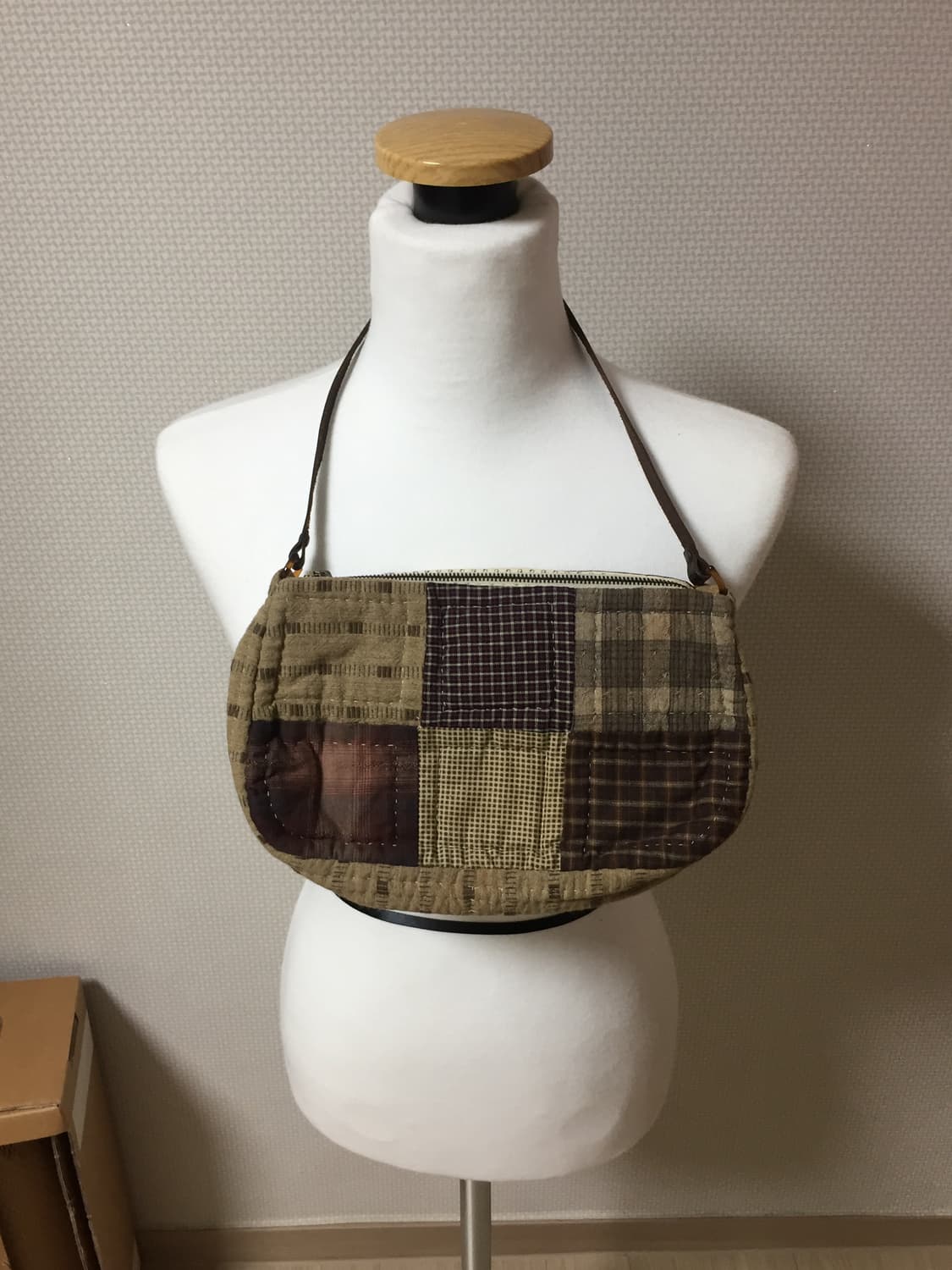 빈티지 모리걸 패치워크 숄더 백  상품이미지1