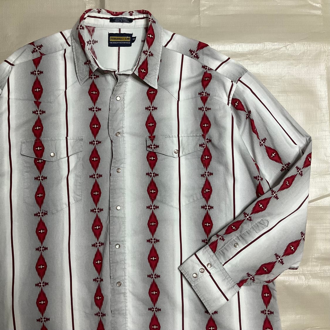빈티지 팬핸들 웨스턴 나바호 패턴셔츠 상품이미지1
