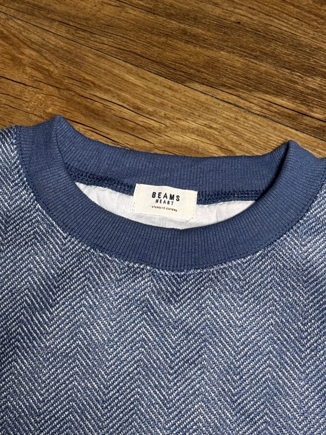 [Free] 빔즈 하트 레이어드 셔츠 맨투맨 상품이미지5