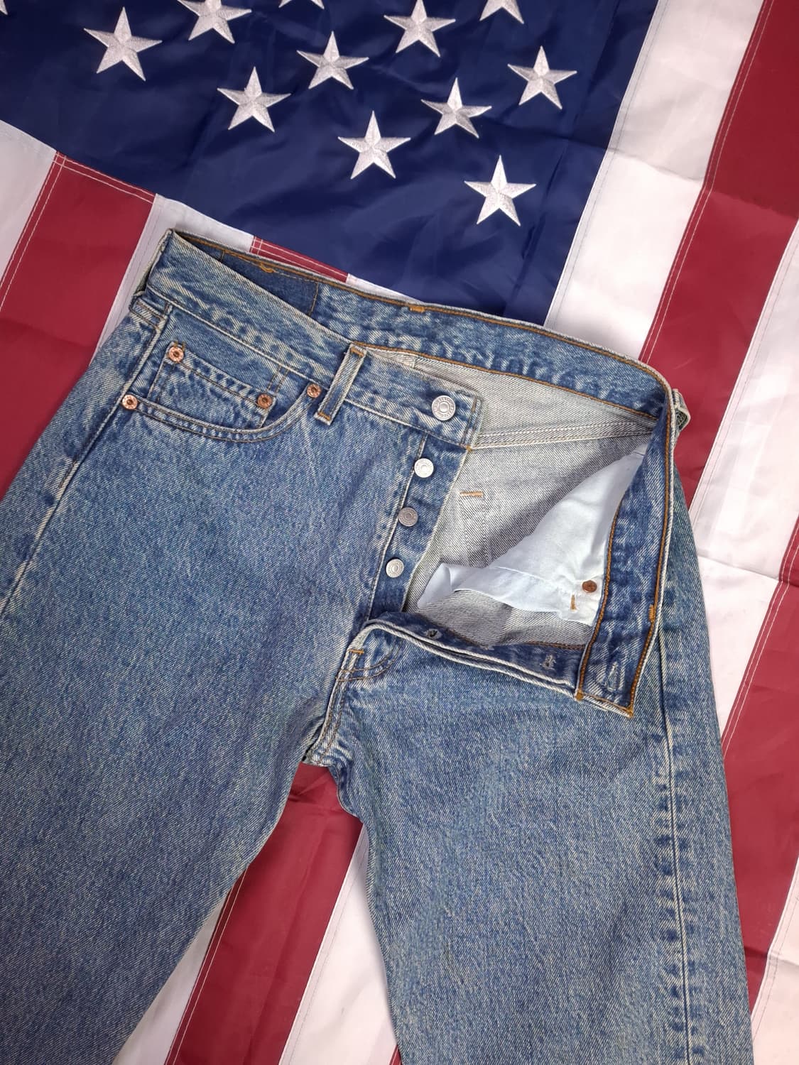 오리지날 00's 미국제조 리바이스 501 데님진 상품이미지8