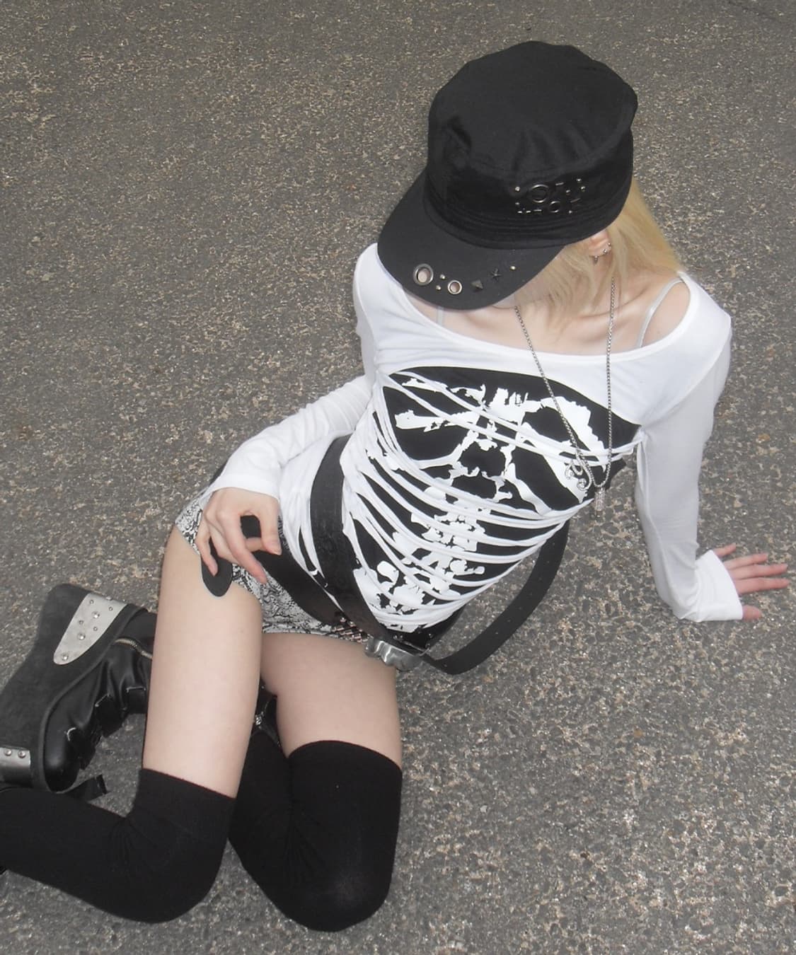 유스이즈유어스 Y13 SKELETON GRUNGE LAYERED LONG 상품이미지1