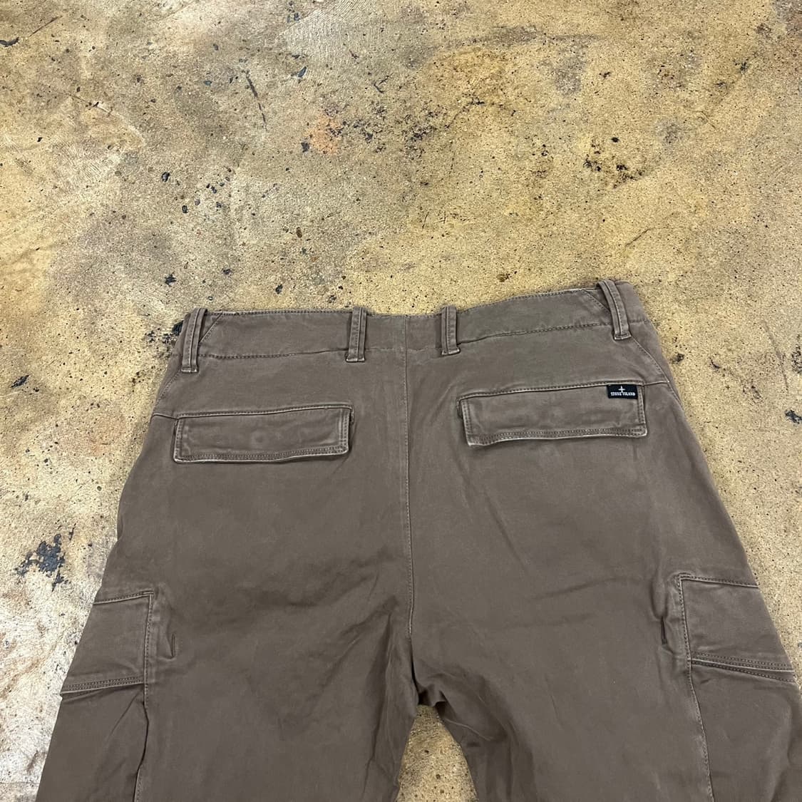 [정품/32] 스톤아일랜드 브라운 카고 바지 b19 상품이미지8