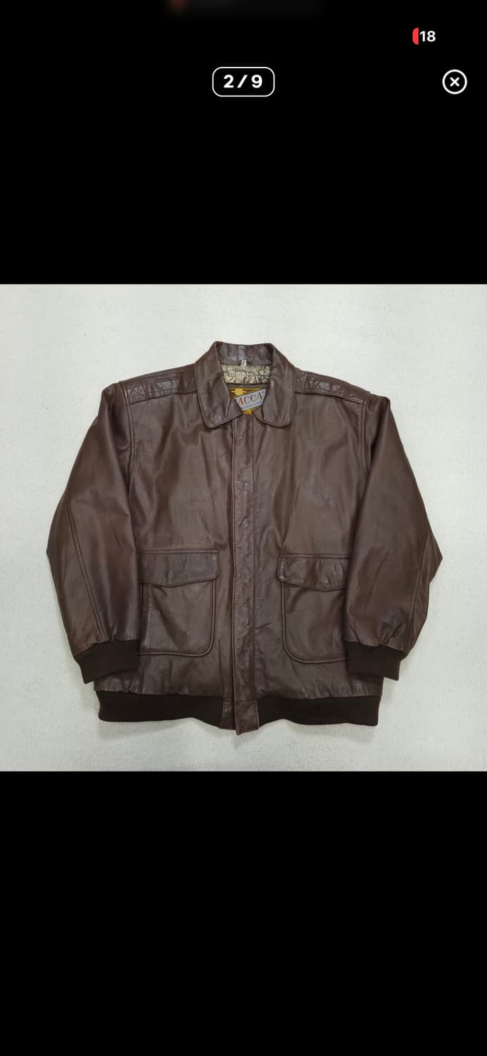 빈티지 A-2 레더자켓 상품이미지2