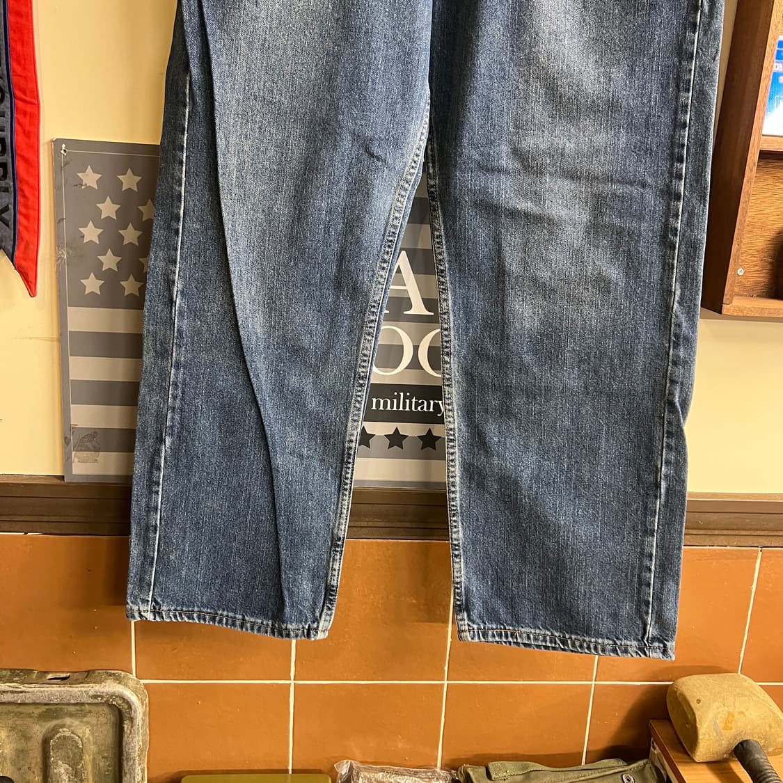 00's 리바이스 루즈 스트레이트 32x30 Size (34인치) 멕시코 상품이미지3