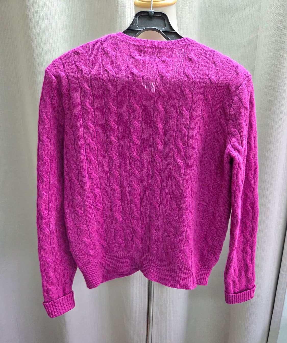 폴로 핑크 꽈배기 가디건 S#최상급 상품이미지7