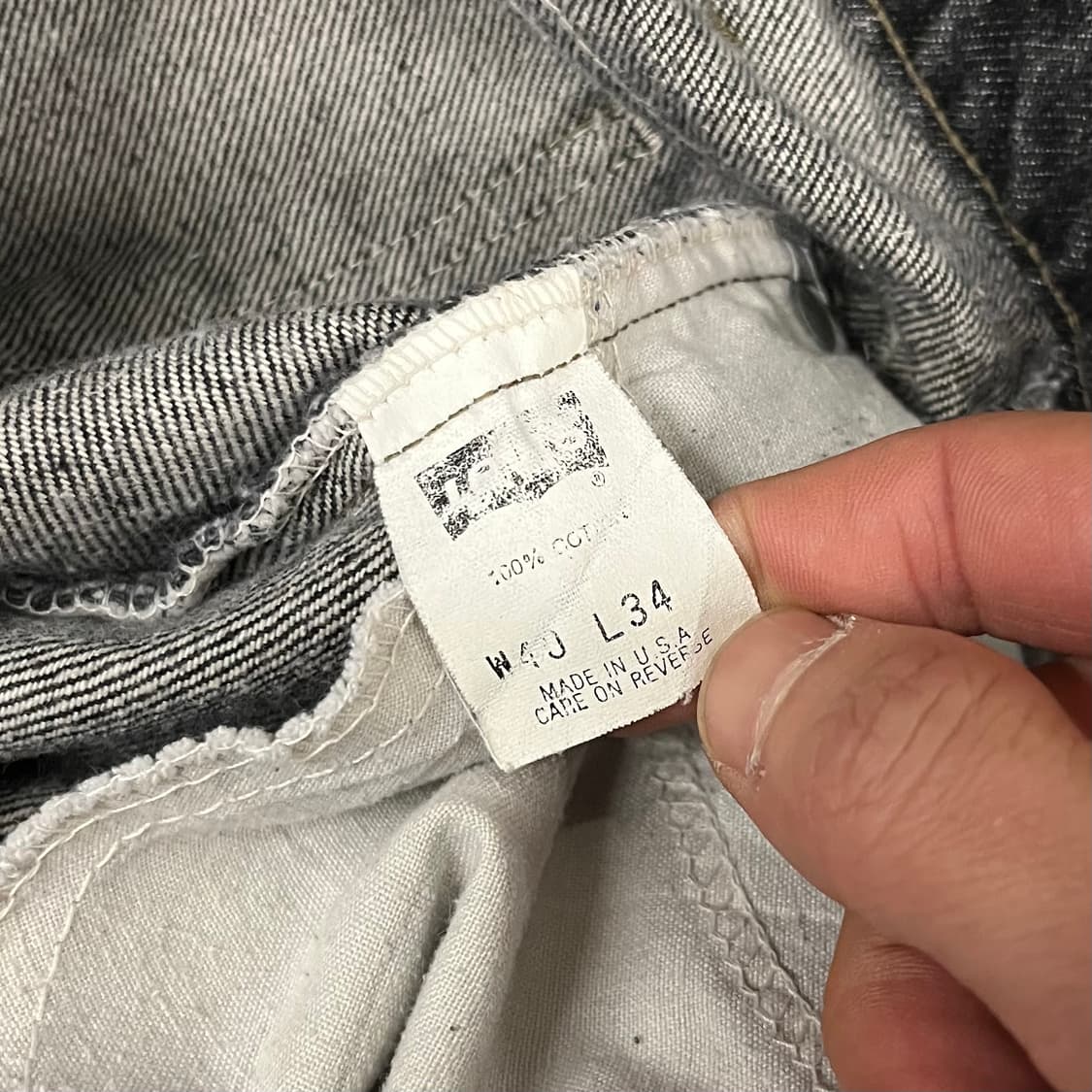 90s USA Levis517 블랙 (35“) 상품이미지5