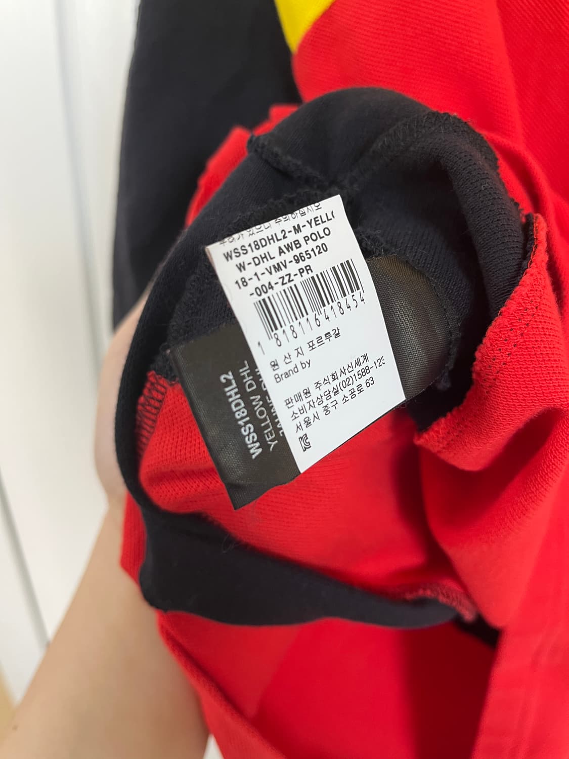 베트멍 18ss DHL 반팔 카라티셔츠 상품이미지5