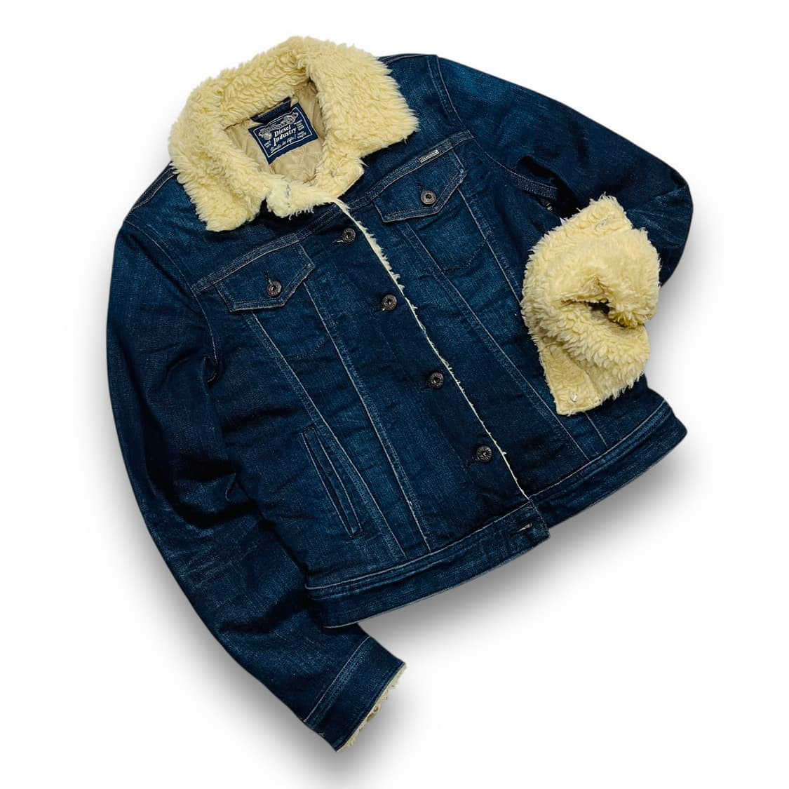 디젤 쉐르파 슬림 빈티지 데님 자켓 상품이미지2