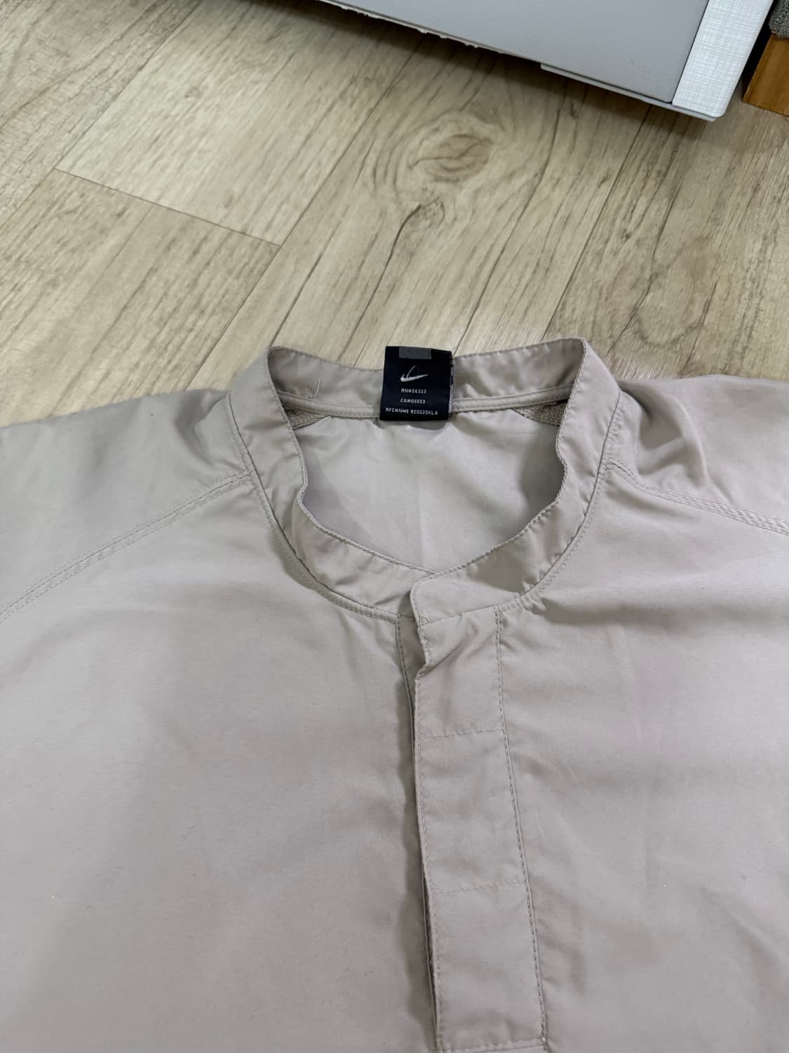 딘 착용 90년도 빈티지 나이키 카키 믹스 베이지 브라운 웜업 상품이미지8