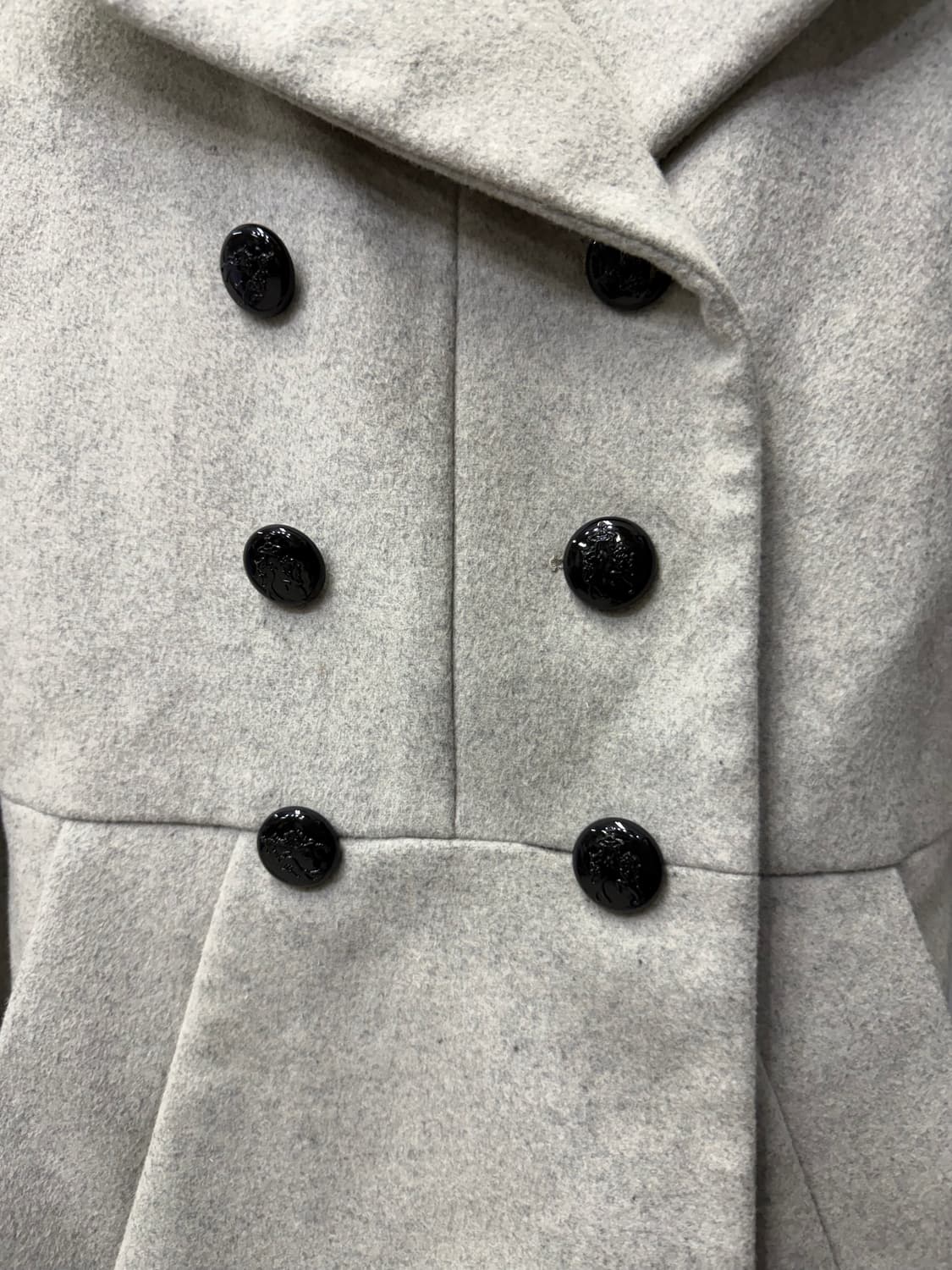 정품) 비비안웨스트우드 그레이 더블 코트 40 상품이미지3