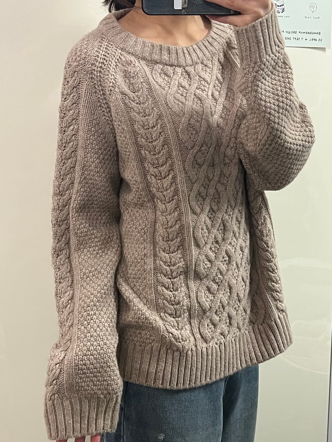 피셔맨 꽈배기 케이블 니트 상품이미지2