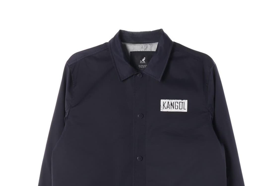 캉골 네이비 패치 로고 코치 자켓 L 상품이미지4