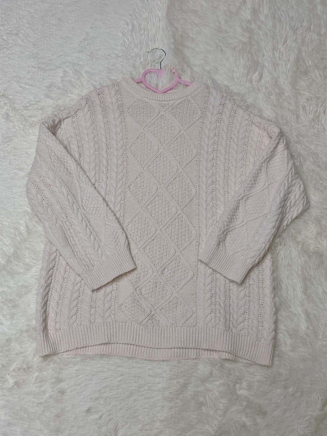 모리맛 짜임 롱니트 상품이미지1