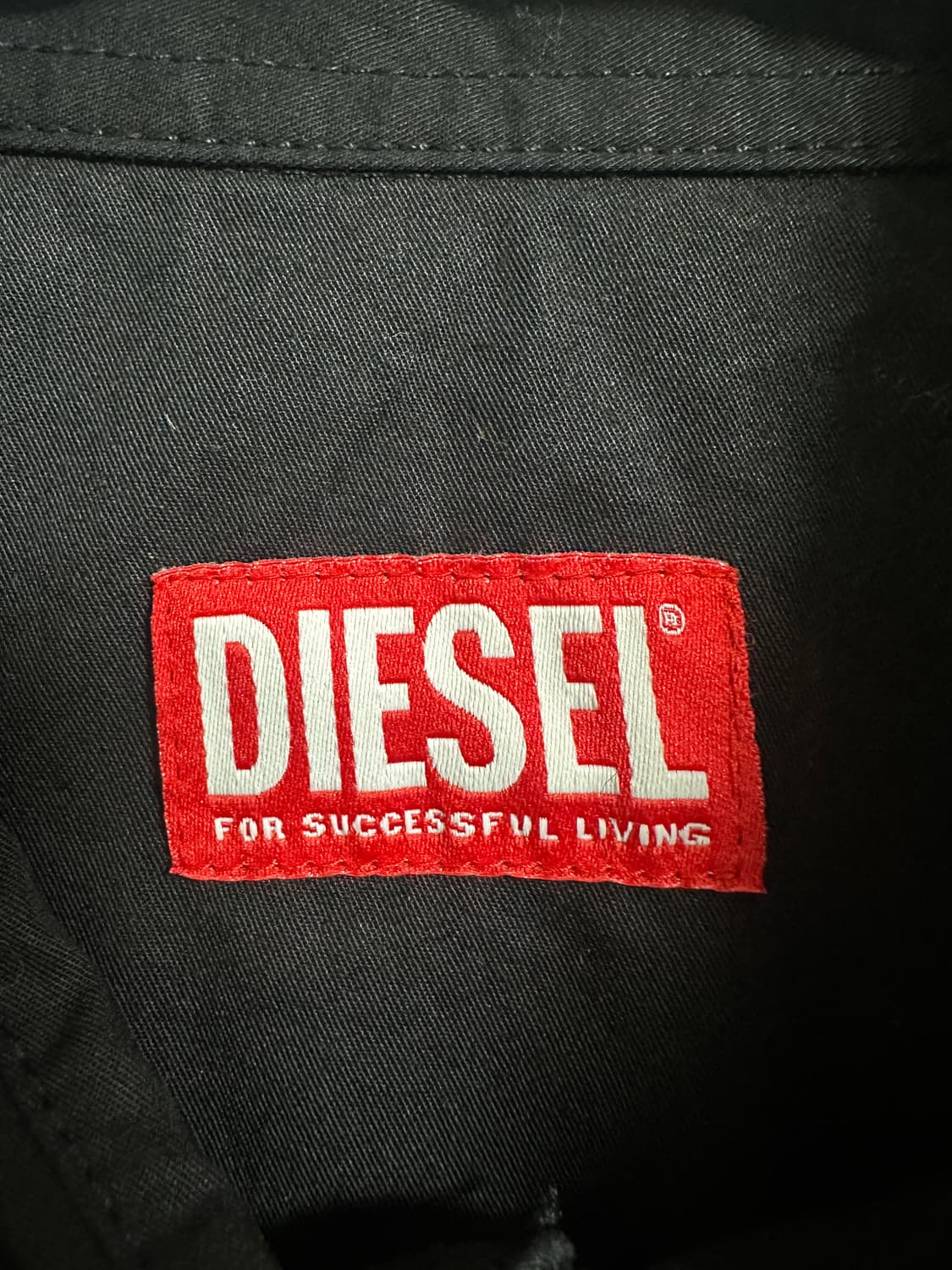 디젤 레이어드 블랙 셔츠 상품이미지3