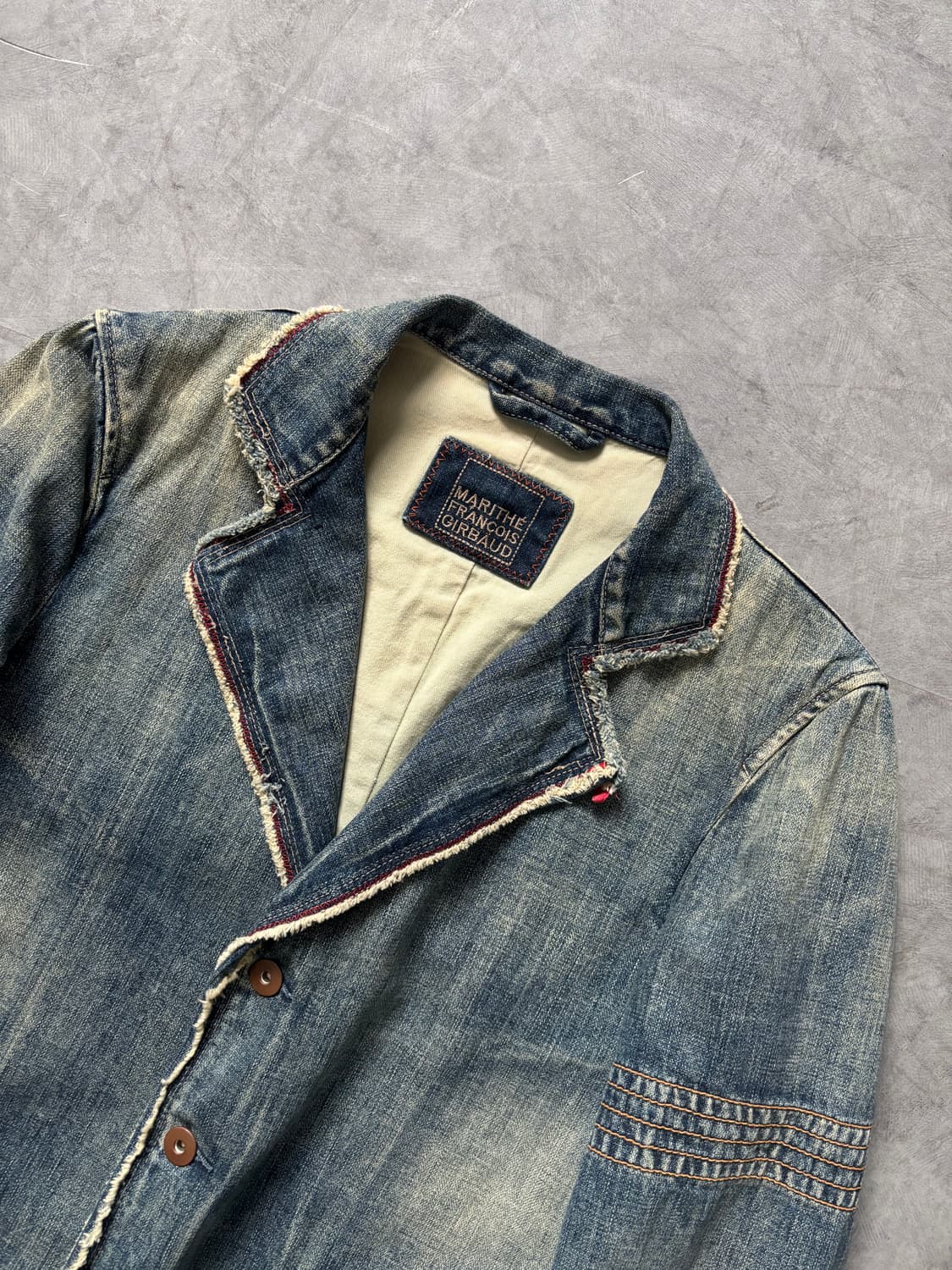 Marithe 마리떼 프랑소와 저버 데님 블레이져 자켓 상품이미지5