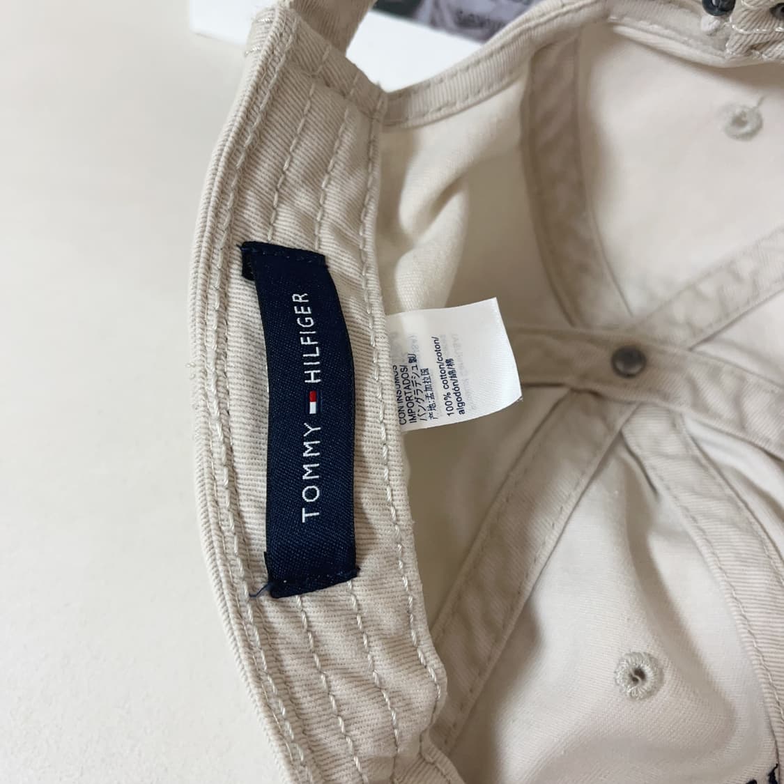 [정품] 타미 아이보리 아치형 로고 모자 상품이미지5