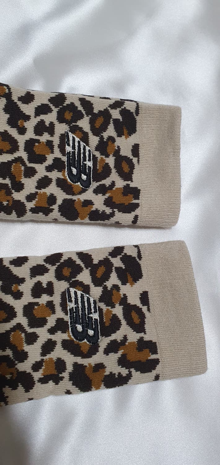 호피 레오파드 브라운 블랙 뉴발란스 양말 상품이미지8