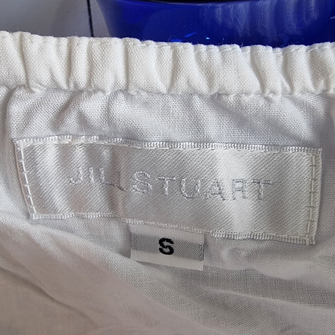 질 스튜어트(JILL STUART) 화이트 코튼 블라우스 상품이미지5