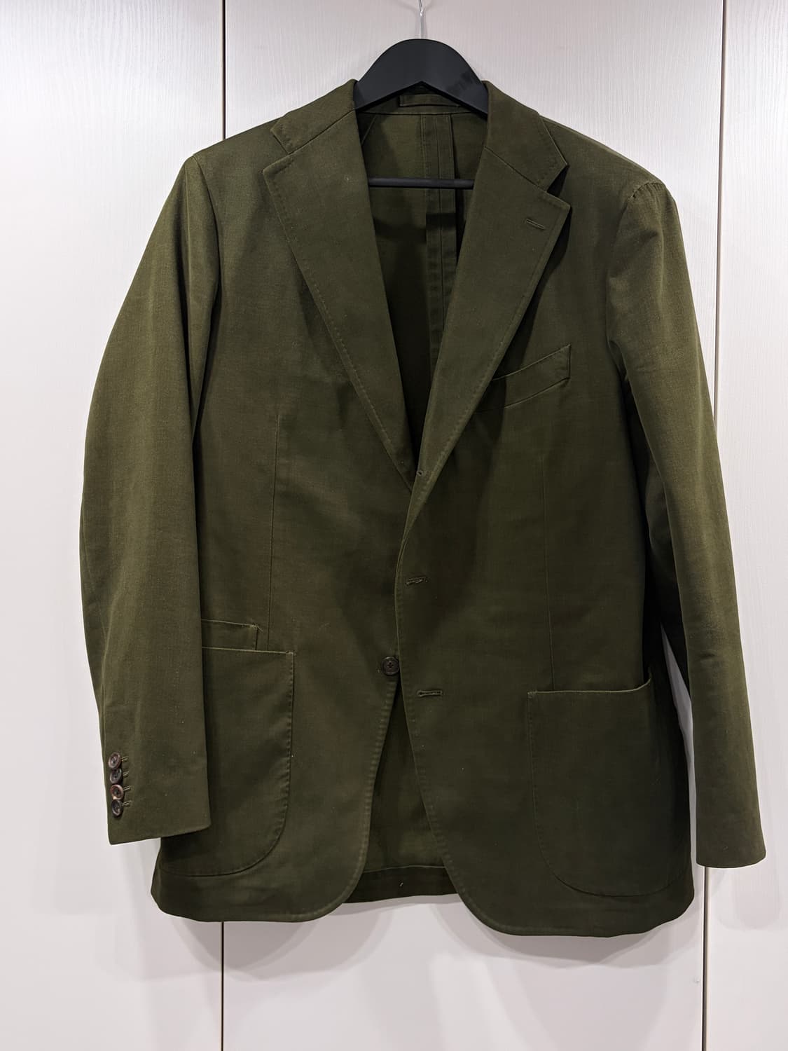 드레익스 올리브 코튼 셋업 수트 상품이미지2