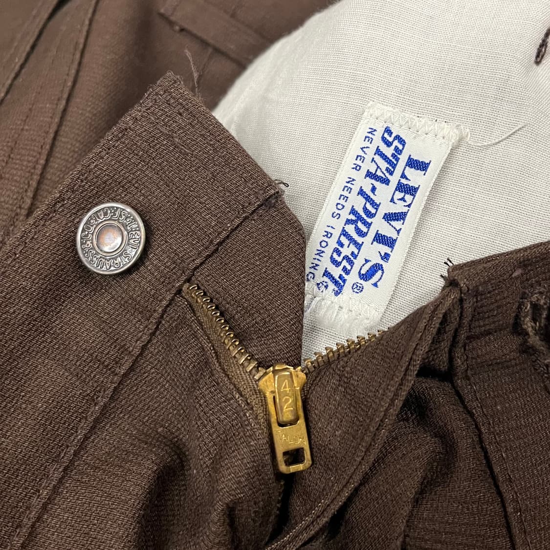 80s USA Levis517 벨바텀 메카닉 팬츠 (38“) 상품이미지6