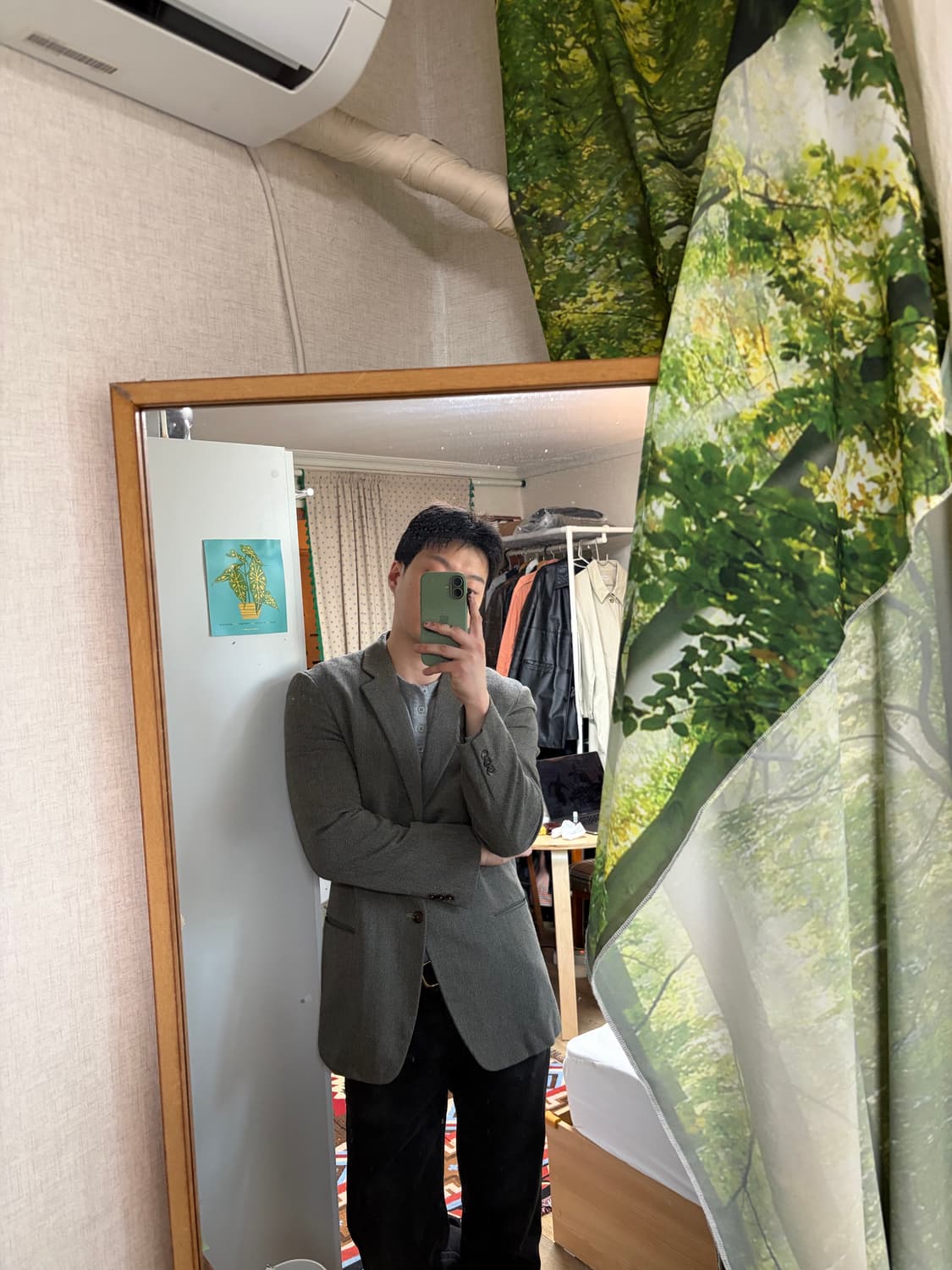 100-105) 타임옴므 울 블레이저 자켓  상품이미지3