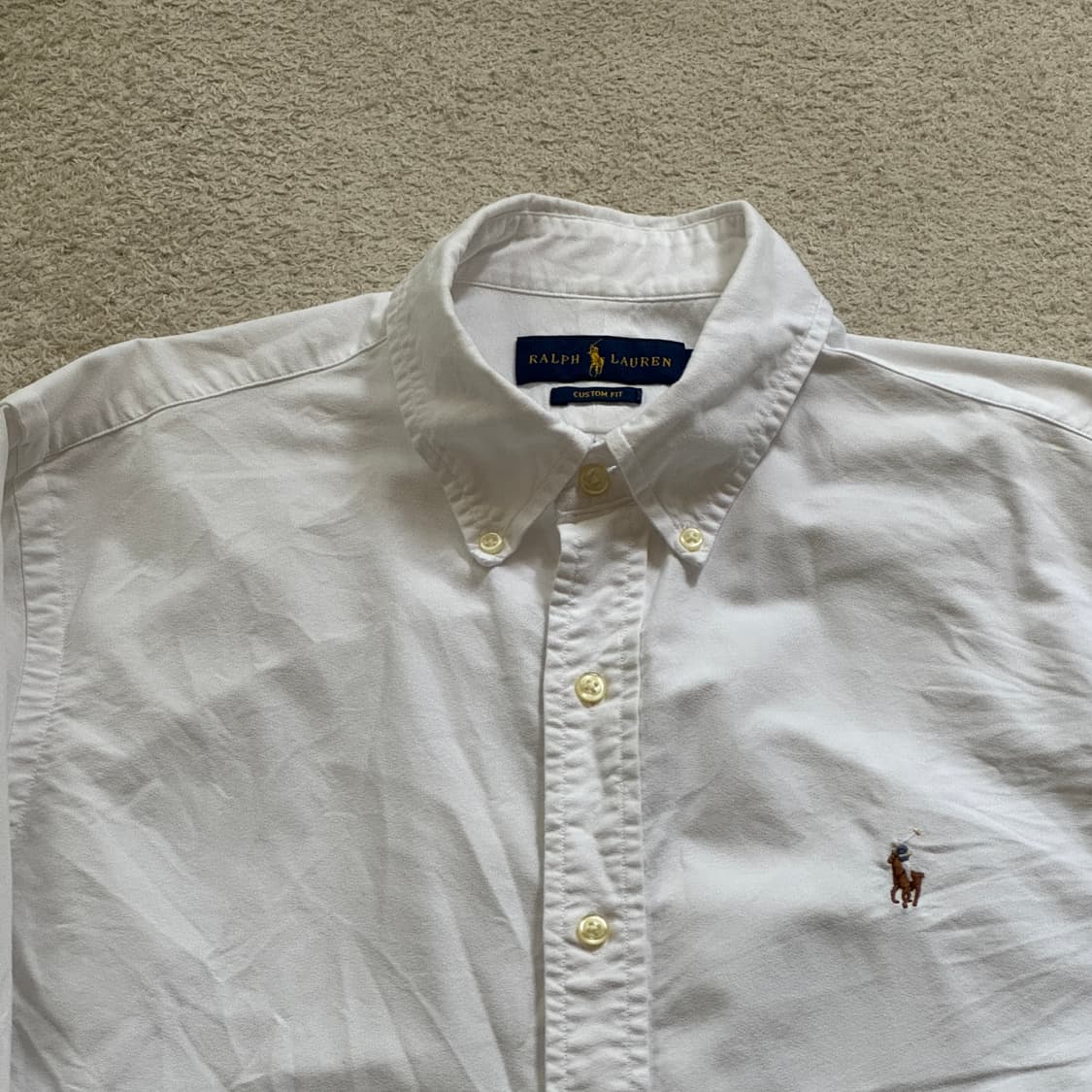 폴로 커스텀핏 옥스포드 남방 M 상품이미지6