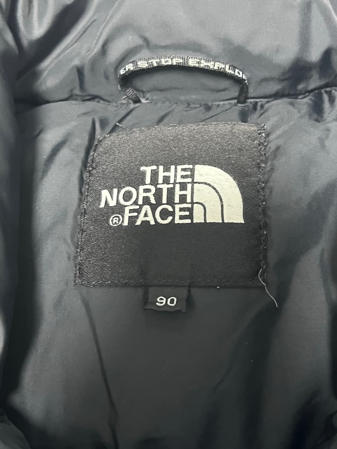 S / 90)노스페이스 700 패딩 조끼 눕시  구스다운 스카이블루 상품이미지2