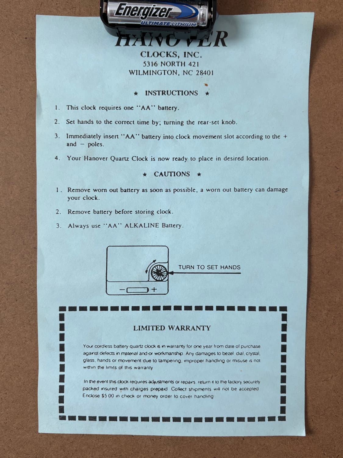 빈티지 Hanover 펩시 벽시계 A 상품이미지4