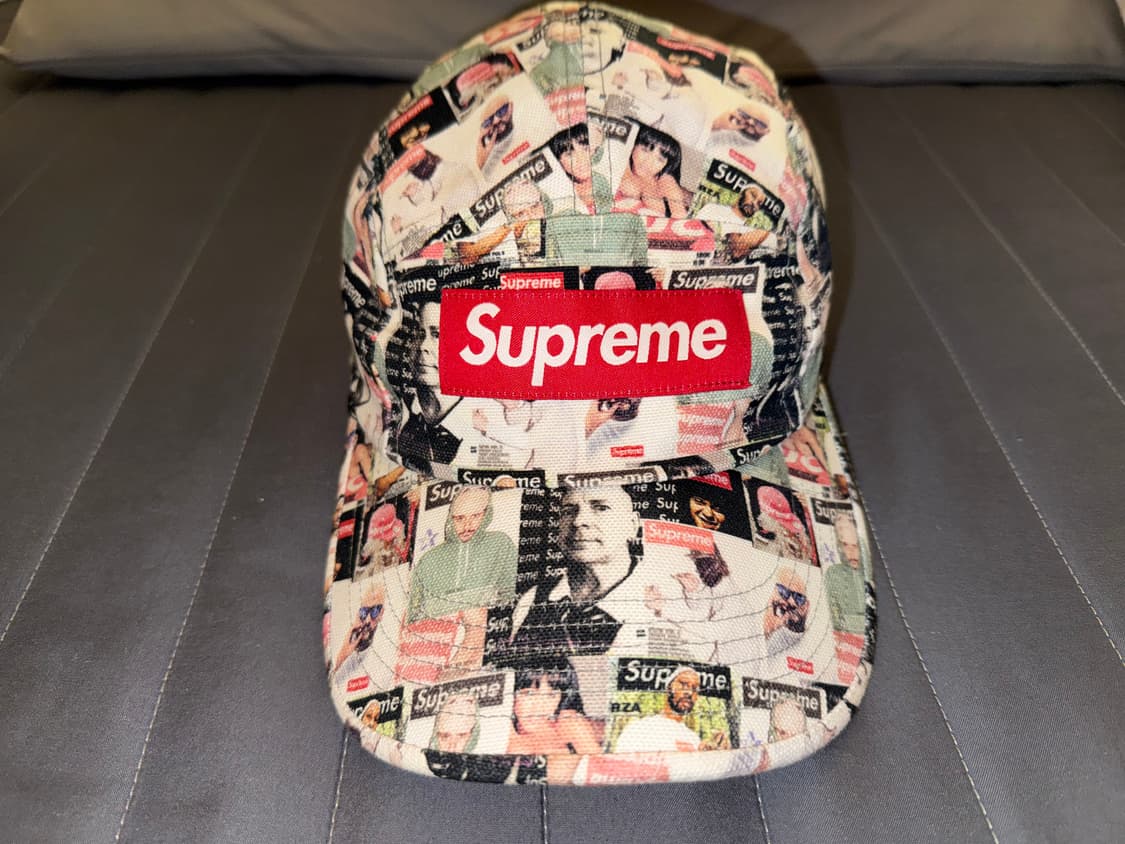 슈프림 매거진 캠프캡 상품이미지1