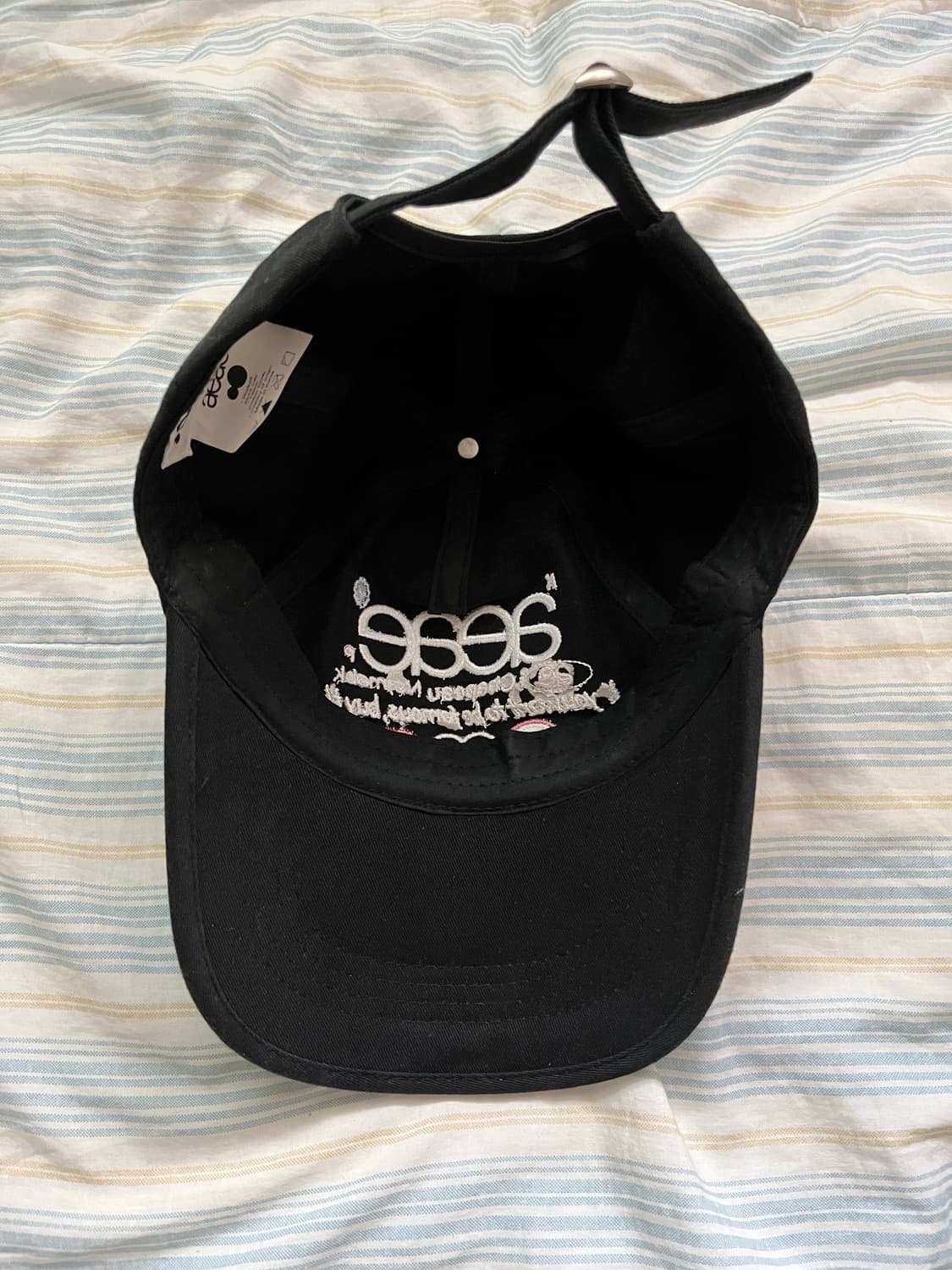 에이이에이이 픽보이 웹 로고 코튼 캡  상품이미지3